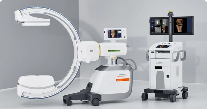 Siemens Healthineers surgical C-arm imaging system representing Centella surgical solutions as part of Weston medical imaging solutions