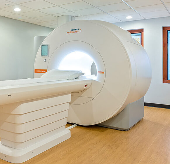 Siemens Healthineers MRI scanner in hospital setting representing Centella Pembroke Pines MRI machine for sale